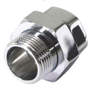 Американка прямая 3/4", хром