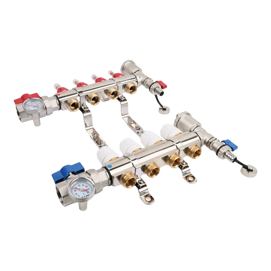 Коллекторная группа 1", 7 вых, латунный корпус