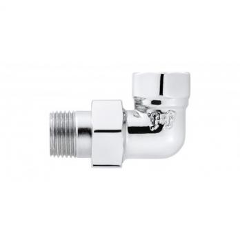 Американка угловая 1/2", хром