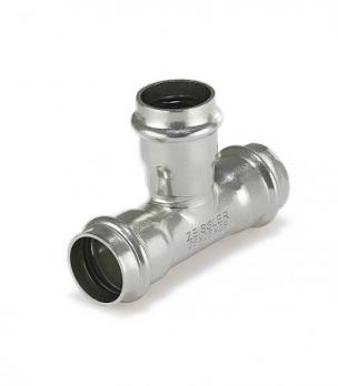 Трехраструбный пресс-тройник из нержавеющей стали 35*22*35mm