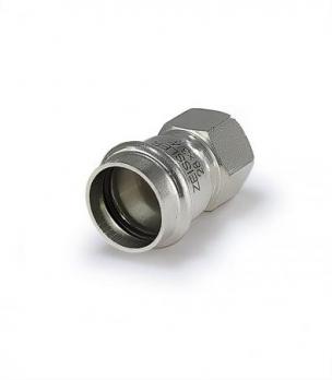 Пресс-фитинг из нержавеющей стали с внутренней резьбой  35mm*1