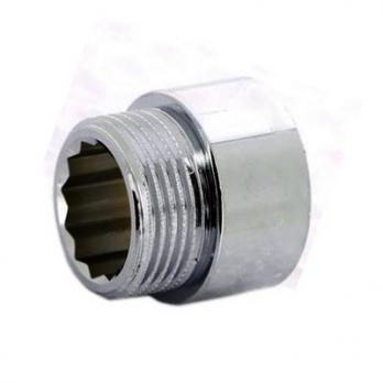 Удлинитель переходной 1/2"нар - M22вн (Хром)