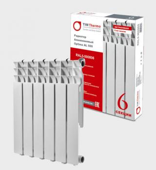 Радиатор биметаллический TIM Thermo Optimum 80/500 12 сек.