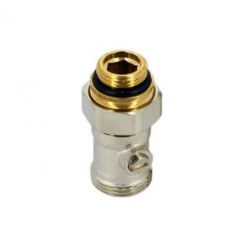 Кран для нижнего подключения радиатора (прямой) 3/4"*1/2"