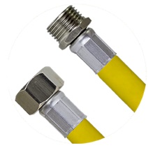 Сильфонная подводка 1/2" гайка-гайка, 180см, компакт-герм. упа-ка