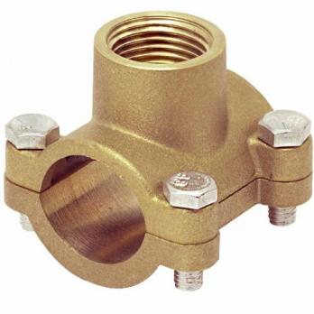 Водоотвод (врезка) Латунный 1"г *3/4"г*1"г
