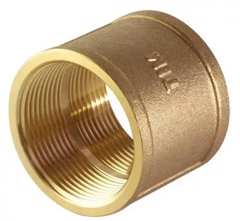 Муфта 1F х 1F (латунная)