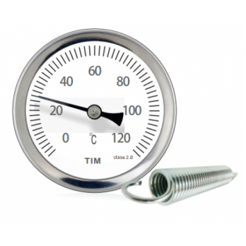 Термометр накладной с пружиной