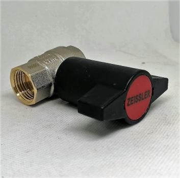 Угловой кран с отражателем 1/2"х3/8"х10мм (хром)