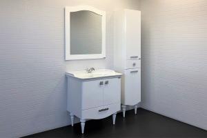COMFORTY. Зеркало "Монако-80" белый глянец