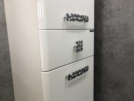 COMFORTY. Шкаф-колонна "Монако-40" правая белый глянец