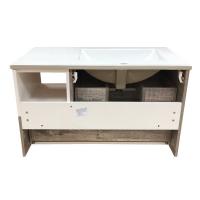 COMFORTY. Тумба-умывальник "Турин-90L" дуб бежевый с раковиной COMFORTY 9090EL