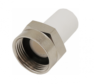 PPR штуцер с накидной гайкой, ВР 20*3/4