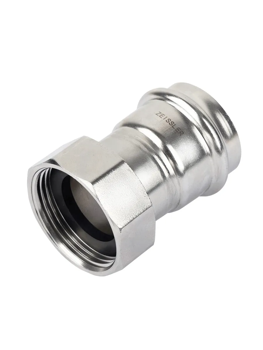 Пресс-фитинг из нержавеющей стали с накидной гайкой 22mm*1