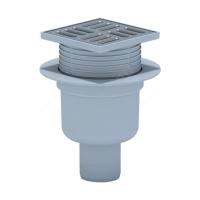 50 трап с вертик. спуском, рег решетка 120х120 нерж, СУХОЙ АНИ пласт TQ5714