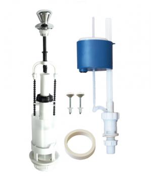 Арматура к смыв.бачку Уклад метал шток нижний подвод (А110.57.14.3/АБ67.57.14.3)