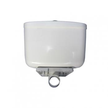 Бачок д/ун. нижний, с бел(черн).кнопкой, с полкой, пласт.Киров (Тип1к в госте БУ, арматура 531504)