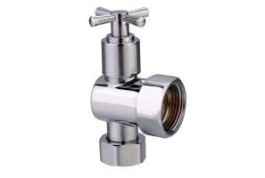Вентиль запорный угловой для П/С 1"х3/4" вн/вн крест