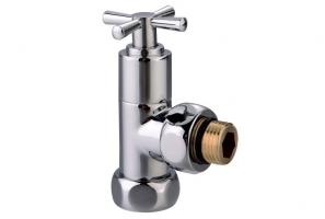 Вентиль запорный угловой для П/С 3/4"х1/2" вн/нар крест