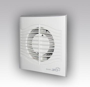 Вентилятор вытяжной D100 SLIM 4С с обратным клапаном DICITI