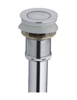 Выпуск для сифона click-clack цельномет. пробка 38мм с  переливом F66-2 (хром)