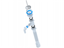 Гофросифон 1 1/2"*40*50 Ani G108 с носиком АНИ пласт