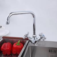 Смеситель для кухни 1/2 кер F4019 FRAP (выс.пов.излив, п/шпильку, хром, силумин)