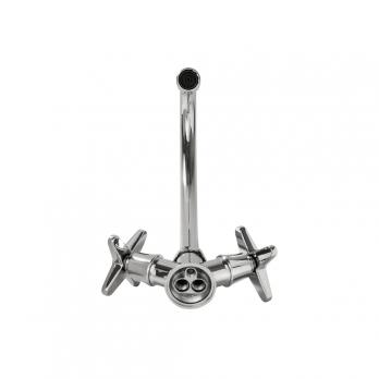 Смеситель для кухни 1/2 кер F4020 FRAP КРЕСТ конус (выс.пов.излив, п/шпильку, хром, силумин)