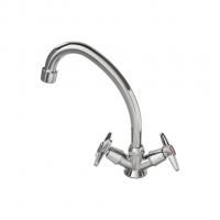 Смеситель для кухни 1/2 кер F4119 FRAP (выс.пов.излив, п/шпильку, хром, силумин)