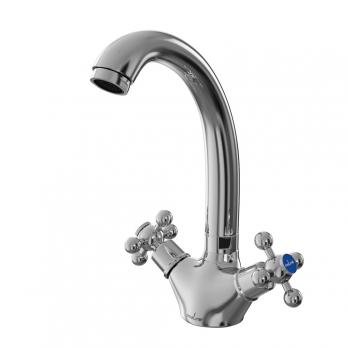 Смеситель для кухни 1/2 кер. MIXLINE ML07-031 низкий излив п/гайку (без подводки)