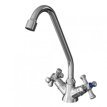 Смеситель для кухни 1/2 кер. MIXLINE ML10-03 п/гайку (без подводки)