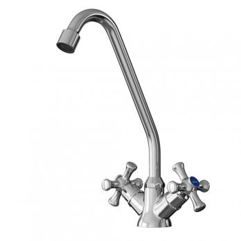 Смеситель для кухни 1/2 кер. MIXLINE ML10-03 п/гайку (без подводки)