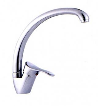 Смеситель для кухни 35к L4114-В Ledeme б/отв боковая, силумин