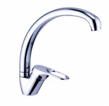 Смеситель для кухни 35к L4137-В Ledeme с отв боковая, силумин