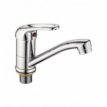 Смеситель для кухни 35к L4539В-2 Ledeme п/гайку с/отв кор излив, силумин