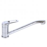 Смеситель для кухни 35к F4913 FRAP (плоский пов. излив, п/гайку, хром, латунь)