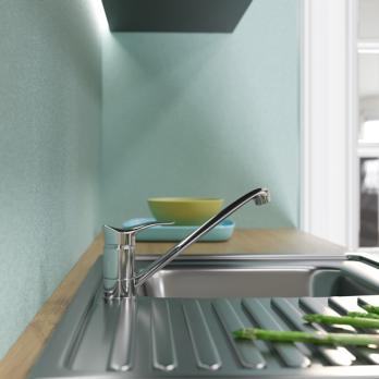 Смеситель для кухни 40k MIXLINE ML03-03 б/отв п/гайку  (без подводки)