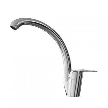 Смеситель для кухни 40k MIXLINE ML05-032 высокий излив с/отв боковая п/гайку (без подводки)