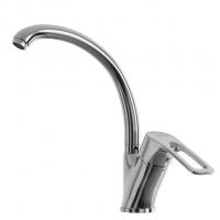 Смеситель для кухни 40k MIXLINE ML06-032 высокий излив с/отв боковая п/гайку (без подводки)