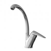 Смеситель для кухни 40k MIXLINE ML08-032 высокий излив б/отв боковая п/гайку (без подводки)