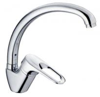 Смеситель для кухни 40к F4104 FRAP (выс.пов.излив, п/шпильку, хром, латунь)