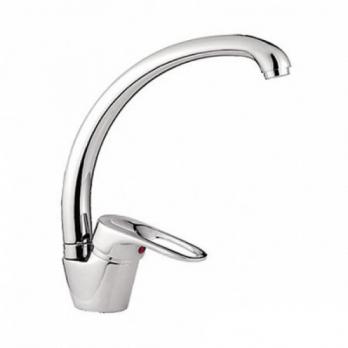 Смеситель для кухни 40к L4128-В Ledeme с отв боковая, силумин