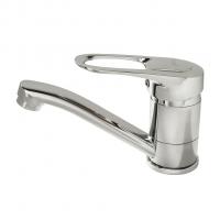 Смеситель для кухни 40к F4528-B FRAP (плос.кор.пов. излив, п/шпильку, хром, силумин)