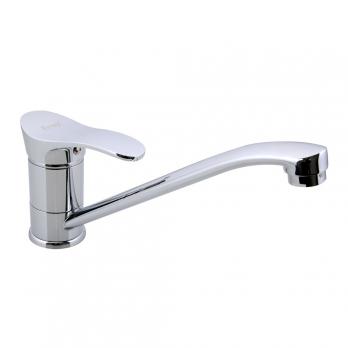 Смеситель для кухни 40к F4901 FRAP (плоский пов.излив, п/гайку, хром, латунь)