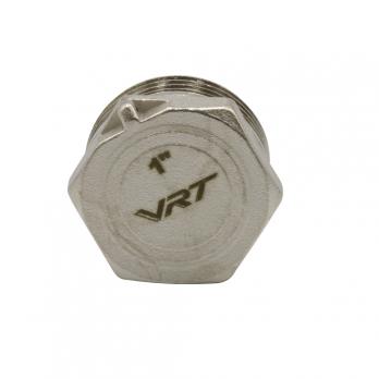 Заглушка 1'' нар с контр отв VRT® никель