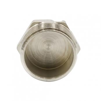 Заглушка 1'' нар с контр отв VRT® никель