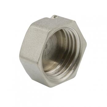 Заглушка 1/2'' вн с контр отв VRT® никель