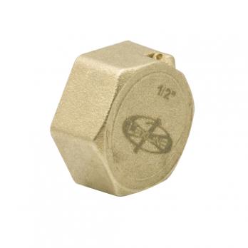 Заглушка 1/2'' вн ЛАТ с контр отв LEXLINE 15