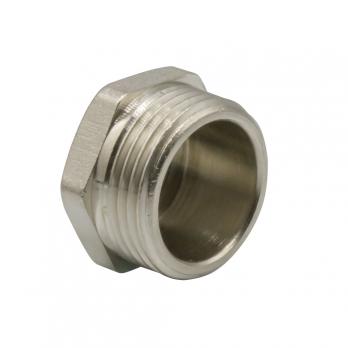 Заглушка 3/4'' нар с контр отв VRT® никель