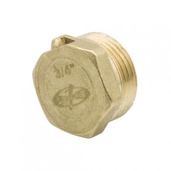 Заглушка 3/4'' нар ЛАТ с контр отв LEXLINE 20